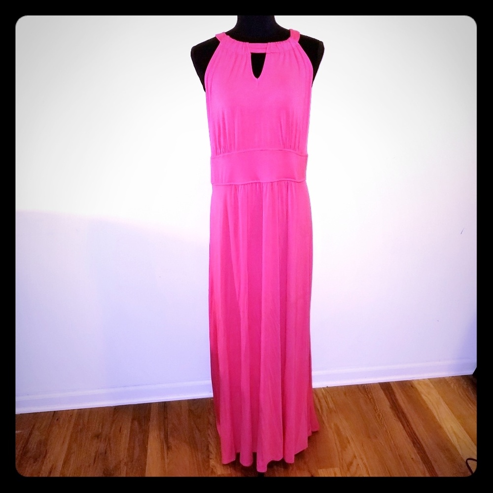 Coral Maxi Dress